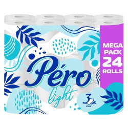 Туалетная бумага Pero Light 3х слойная (24 рулона) - фото