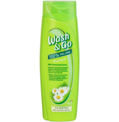 Wash & Go шампунь с экстрактом ромашки для тусклых волос, 360 мл - фото