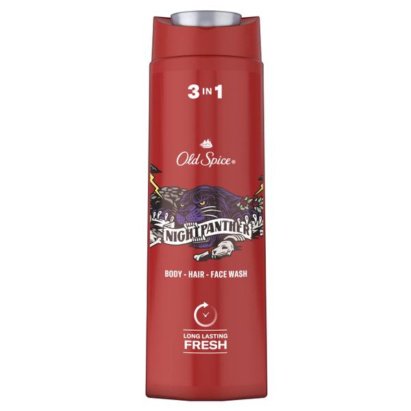 OLD SPICE мужской гель для душа + шампунь 3в1 Night Panther 400мл - фото