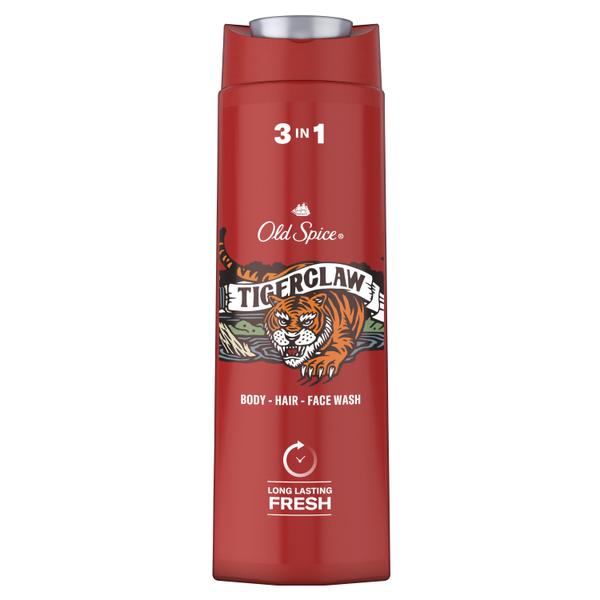 OLD SPICE мужской гель для душа + шампунь 3в1 Tiger Claw 400мл - фото