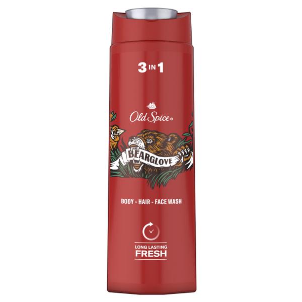 OLD SPICE мужской гель для душа + шампунь 3в1 Bearglove 400мл - фото