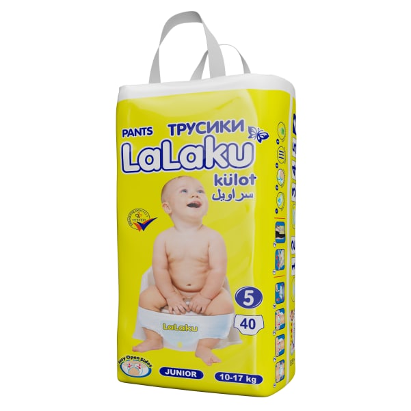 Подгузники-трусики LaLaKu(ЛаЛаКу) 5 junior (10-17кг) 40шт - фото